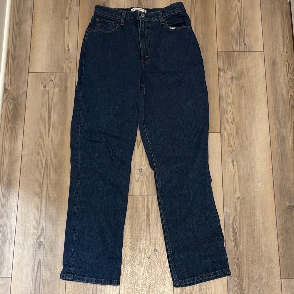 Abercrombie & Fitch Dark Blue ‘90s Straight Curve Love